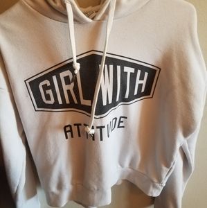 Girl with attitude crop sweater